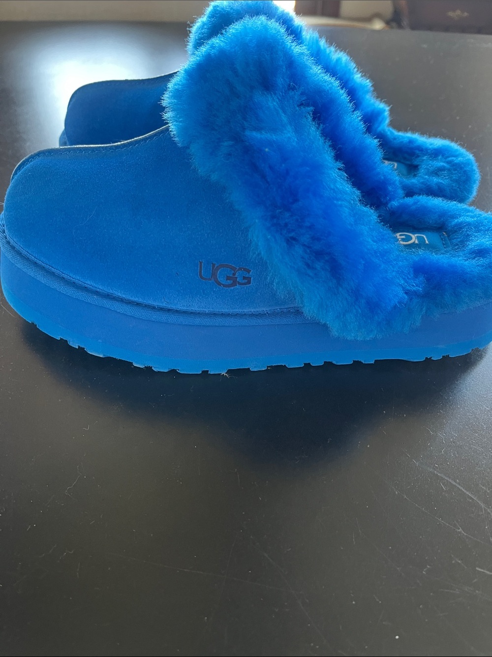 UGG Disquette slipper blue size 9